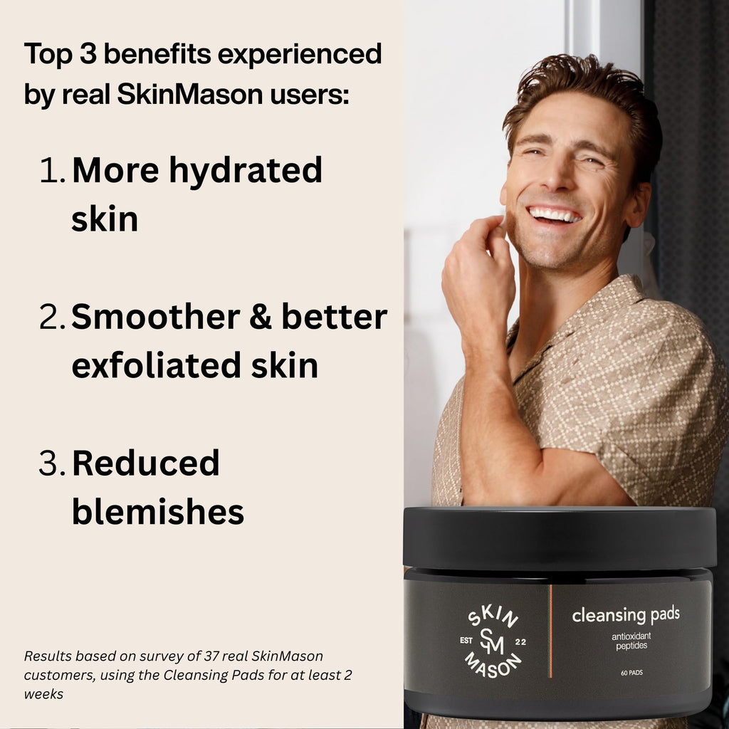 SkinMason Daily Exfoliating Pads – Cleansing, Hydration & MasonPeptide1