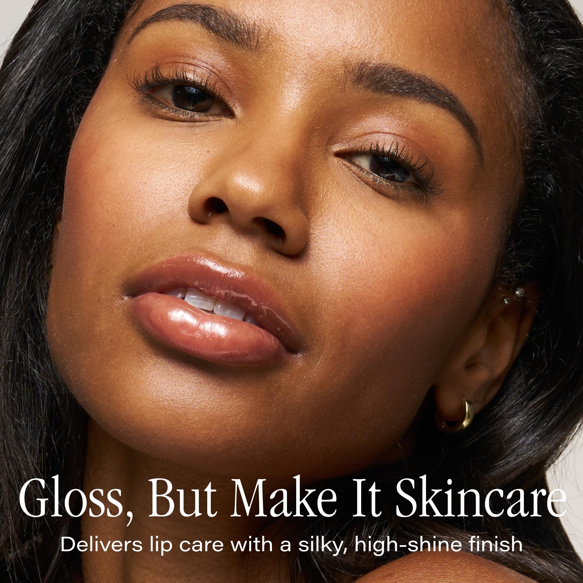SKINN Luminous Lip Oil, Golden – Ultra-Light, Non-Sticky Gloss with Vitamin C & Manuka Honey