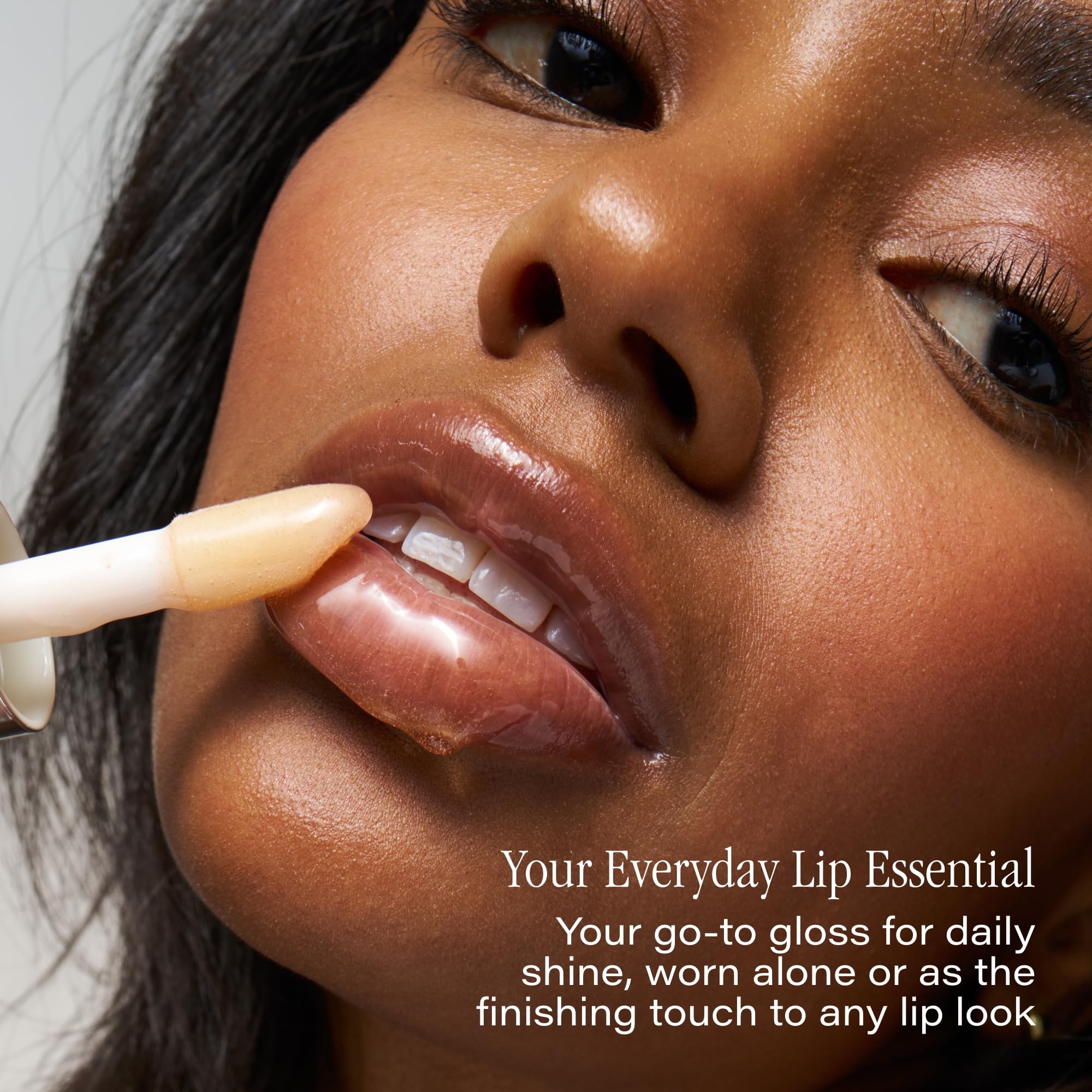 SKINN Luminous Lip Oil, Golden – Ultra-Light, Non-Sticky Gloss with Vitamin C & Manuka Honey