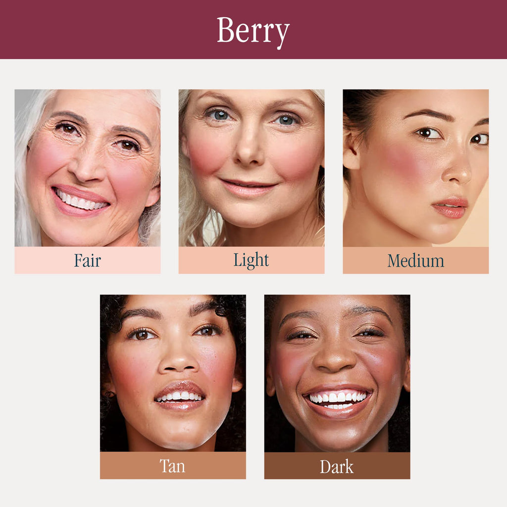 SKINN Treatment Liquid Blush – Berry | Hydrating, Long-Lasting Color for Cheeks & Lips
