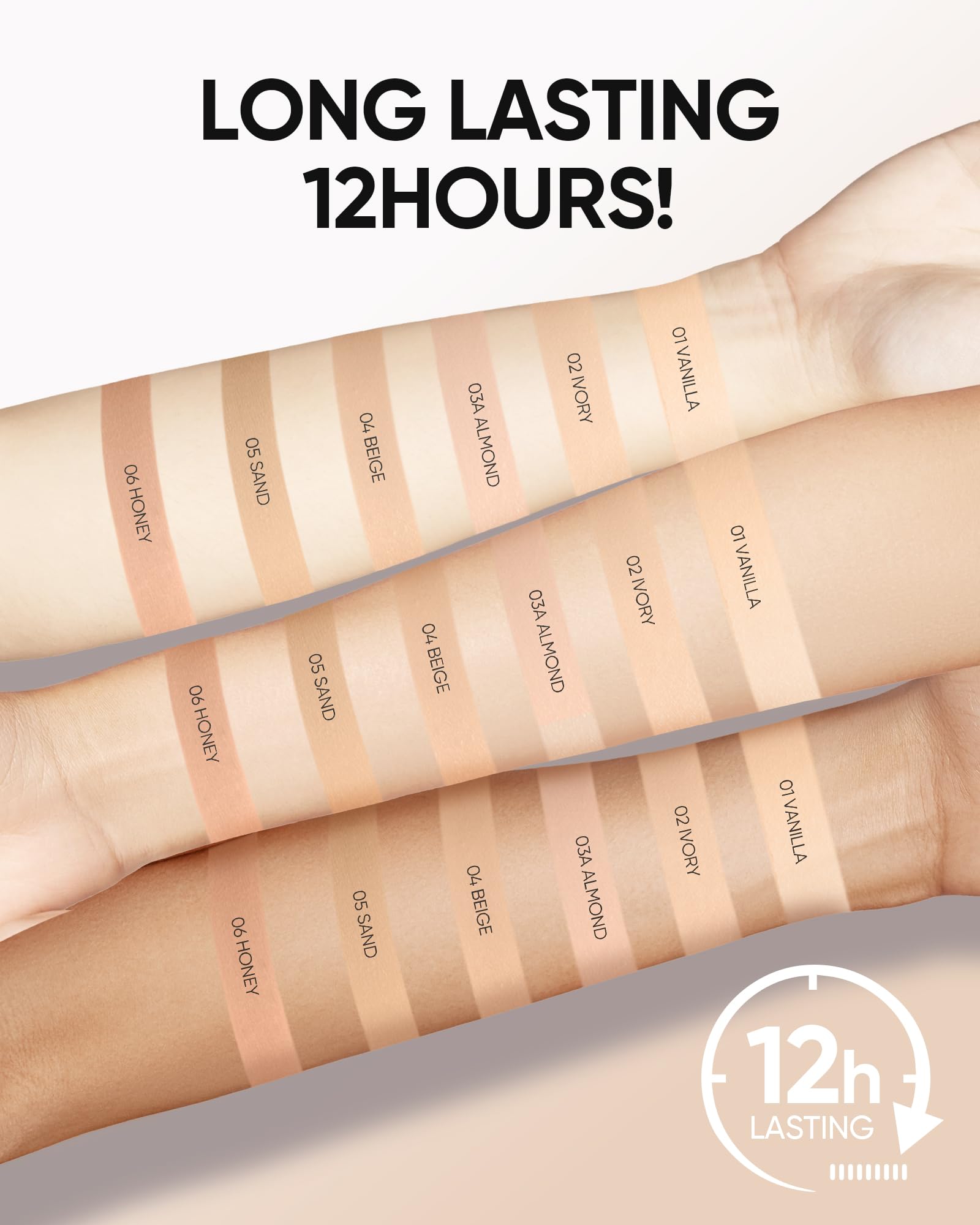 SKINTIFIC Cushion Foundation | Full Coverage, Weightless Feel, Satin Glow | Sweatproof & Waterproof