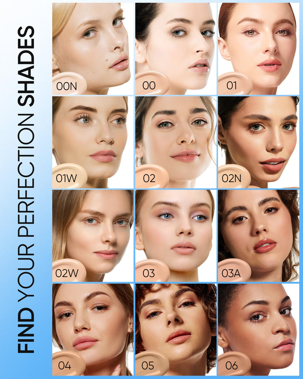 SKINTIFIC Velvet Matte Cushion Foundation Beige 04 (Blue) | Full Coverage, 12H Oil Control, Waterproof