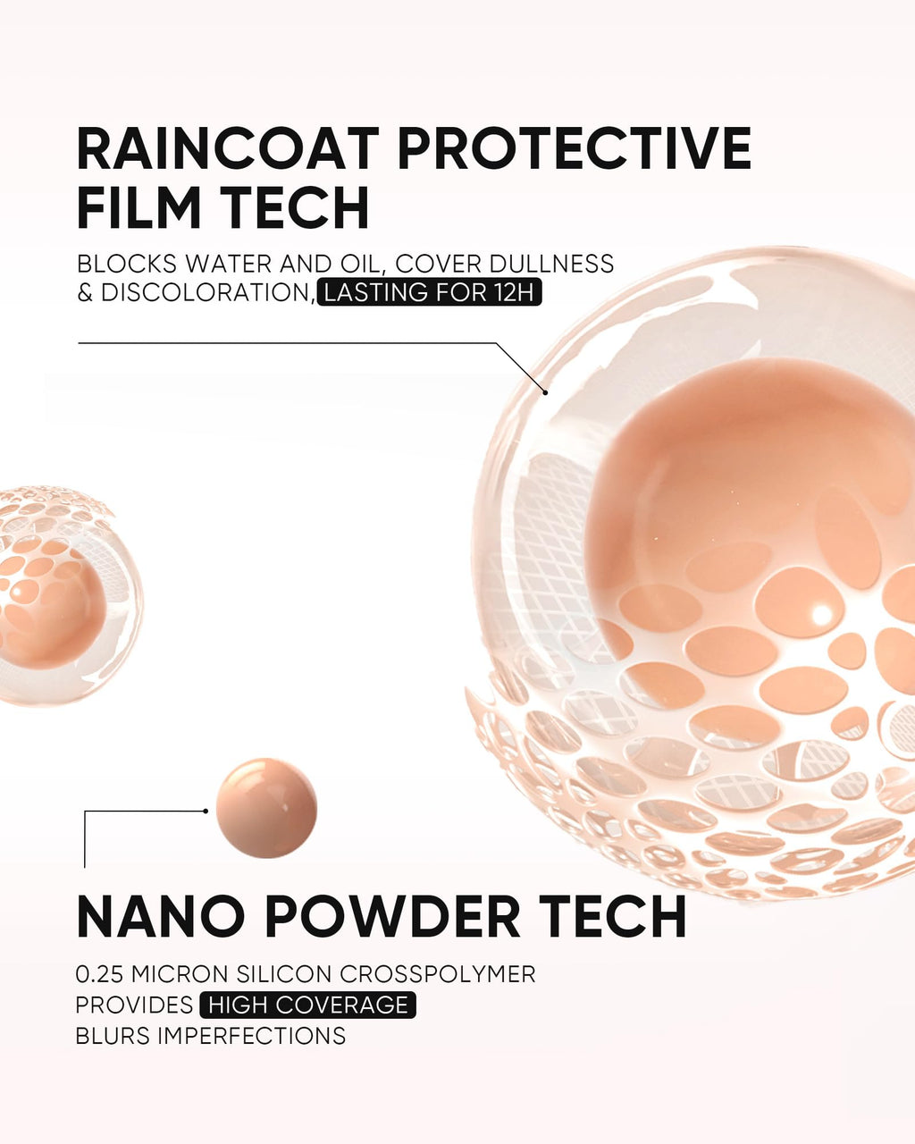 Skintific Full Coverage Cushion Foundation #22N Shell Beige | Satin Glow, Oil-Control & Waterproof