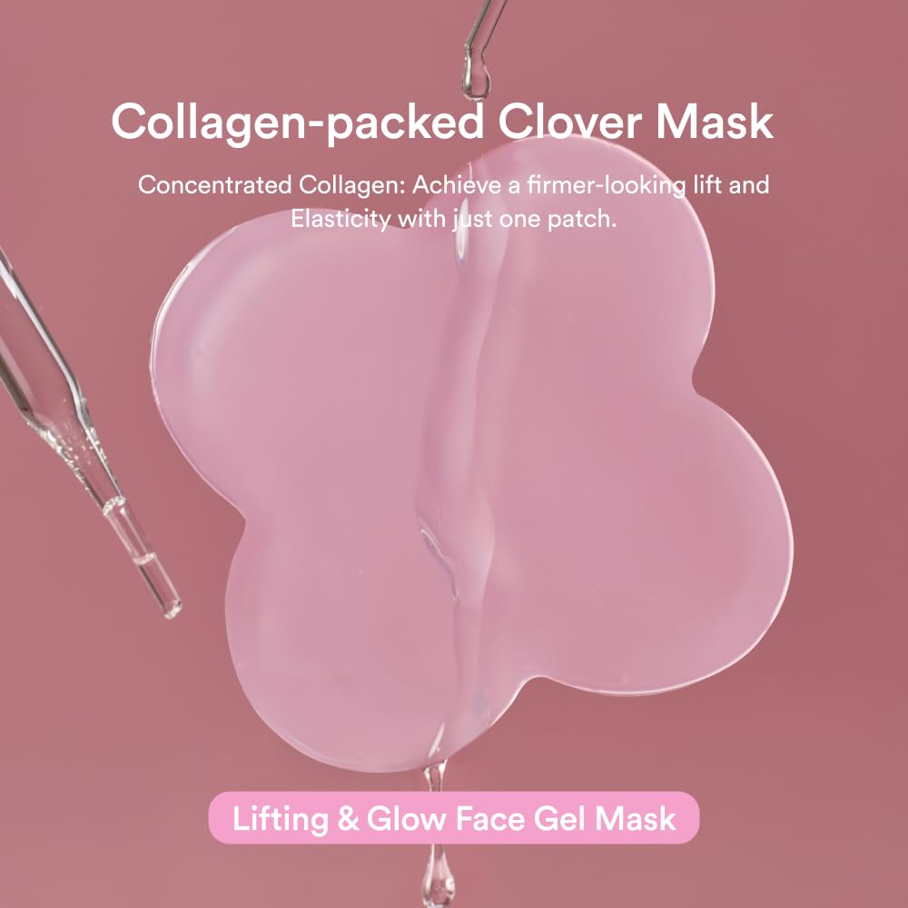 Skit Clover Collagen Hydrogel Patch – Glass Skin Glow & Firming with 7-Collagen Complex