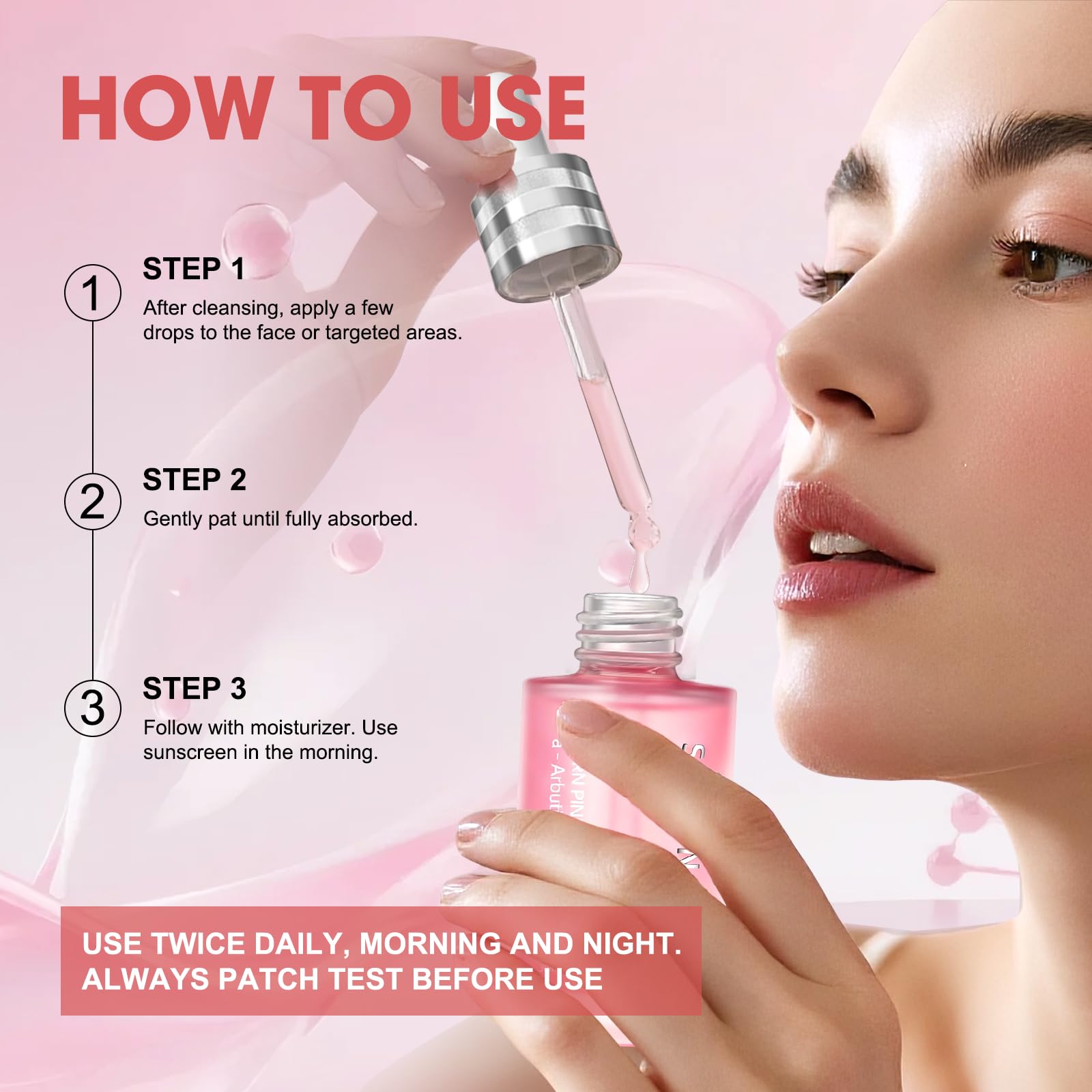 SKSOYT Pink Peptide 12 PDRN Serum – Salmon DNA, 12 Peptides + Niacinamide, 30ml