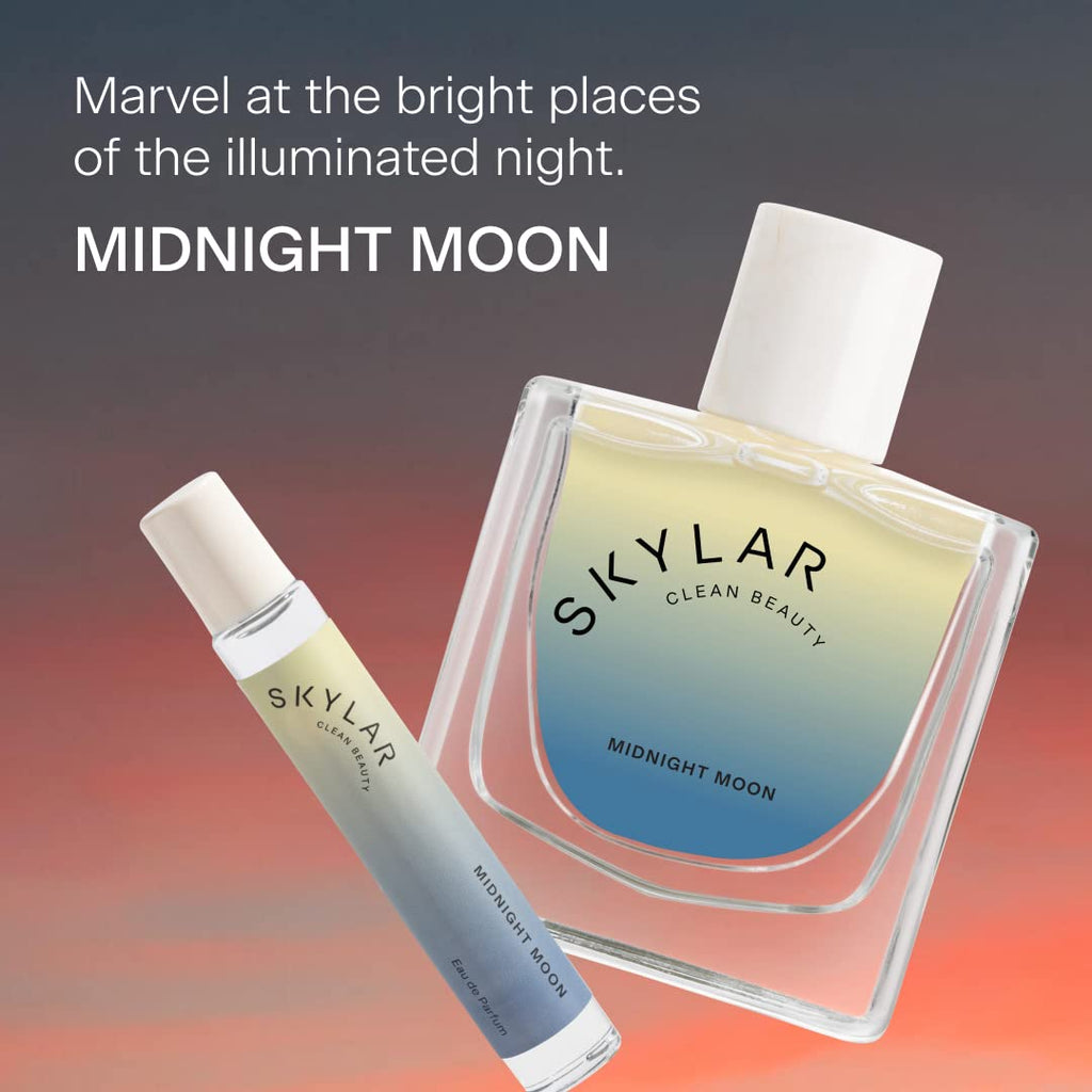 Skylar Midnight Moon Eau de Parfum – Hypoallergenic Clean Vegan Fragrance for Women & Men | Bergamot, Cranberries, Vetiver | 50 mL