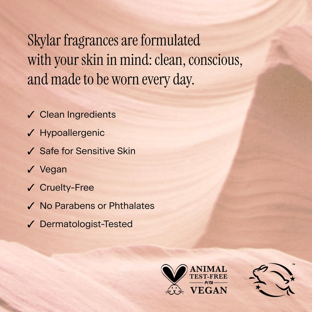 Skylar Pink Canyon Eau de Parfum – Clean, Hypoallergenic & Vegan (10mL)