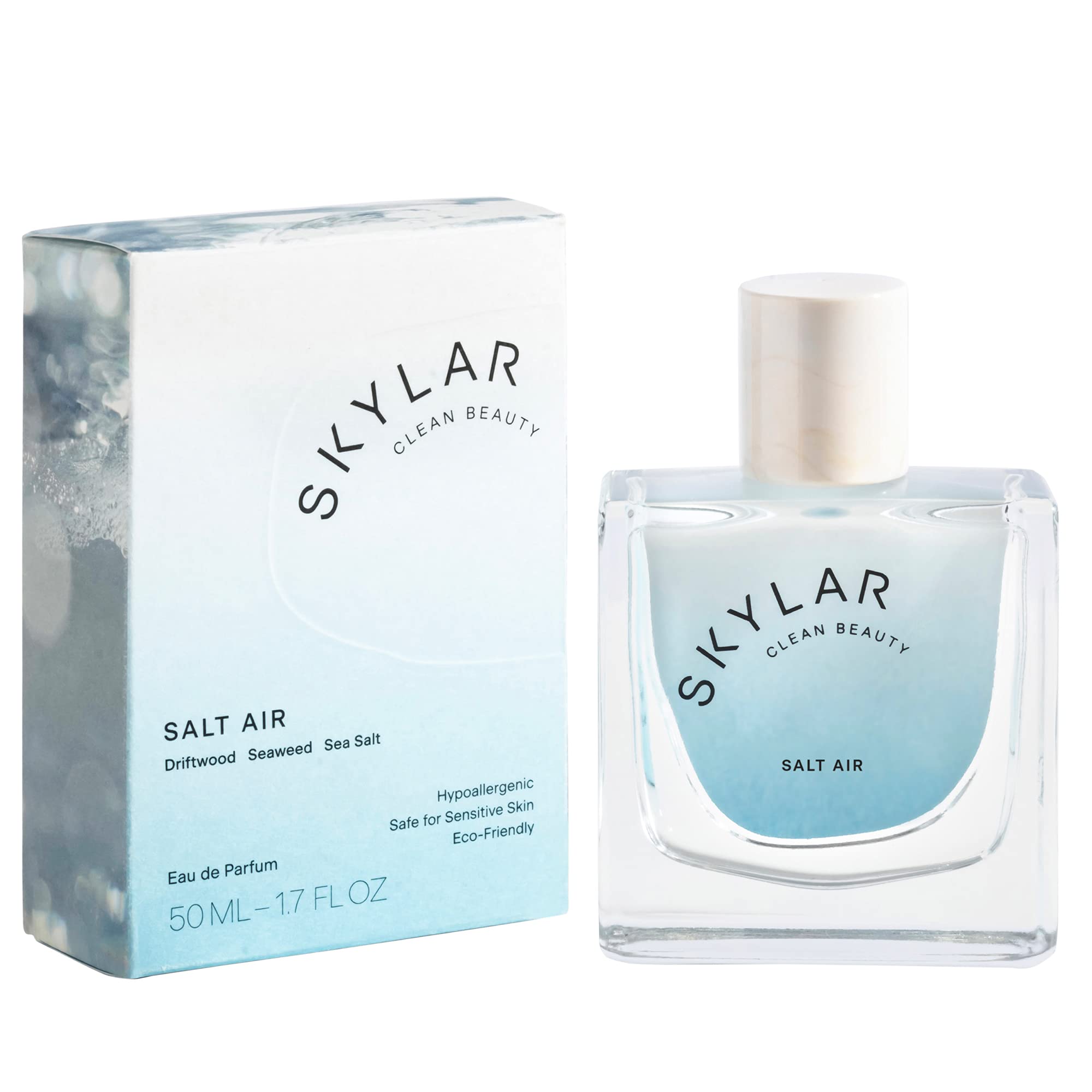 Skylar Salt Air Eau de Parfum – Hypoallergenic, Clean Formula for Women & Men – Driftwood, Sea Salt & Seaweed – 50 mL / 1.7 Fl Oz