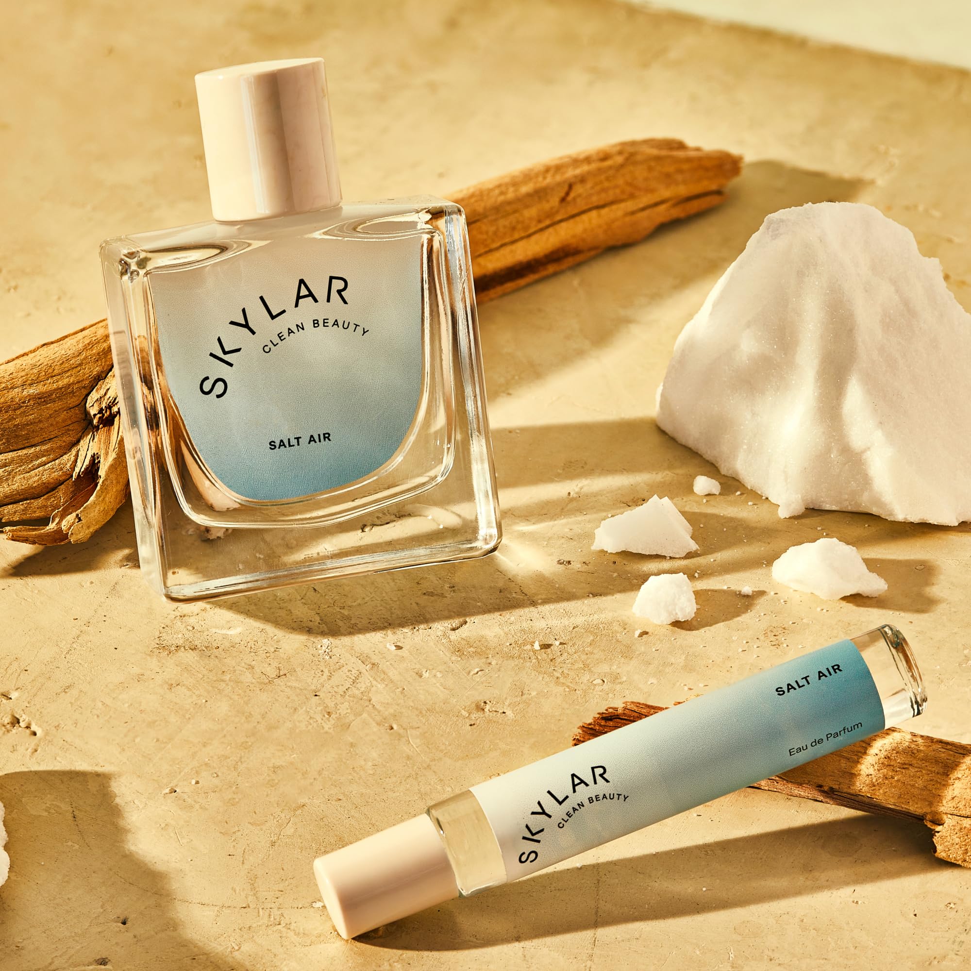 Skylar Salt Air Eau de Parfum – Hypoallergenic, Clean Formula for Women & Men – Driftwood, Sea Salt & Seaweed – 50 mL / 1.7 Fl Oz