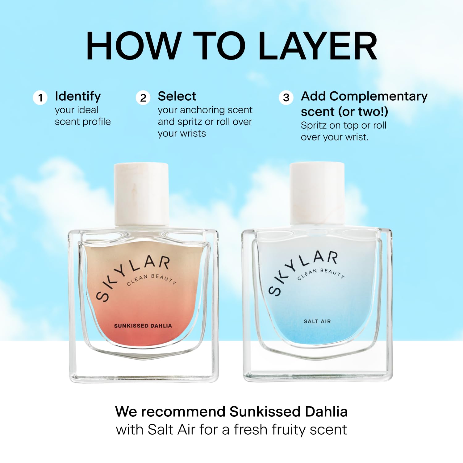 Skylar Sunkissed Dahlia EDP | Hypoallergenic, Clean Vegan Floral – 50 mL