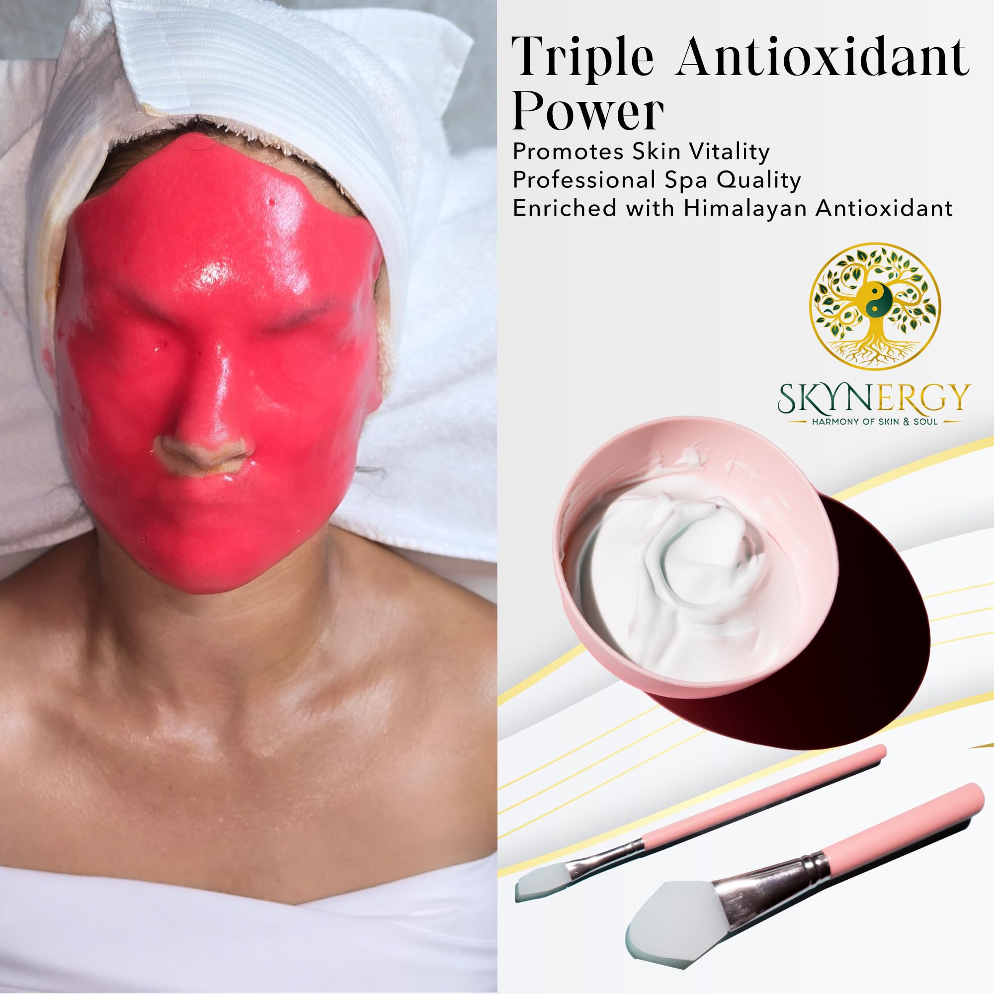 SKYNERGY Himalayan Antioxidant Boost Jelly Mask – Hydration & Glow for All Skin Types | 12 Applications