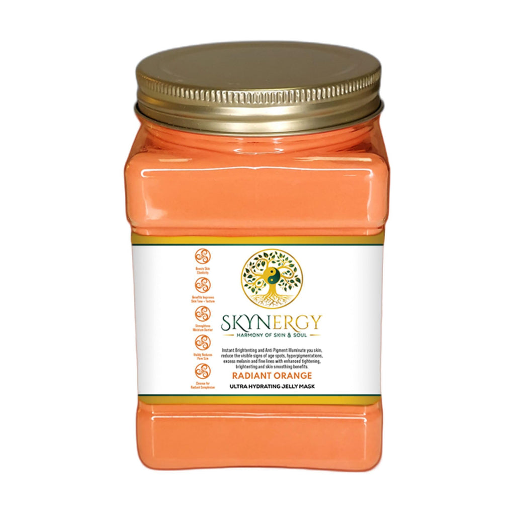 SKYNERGY Radiant Orange Ultra Hydrating Jelly Mask | Hydro Glo Peel Off 30oz