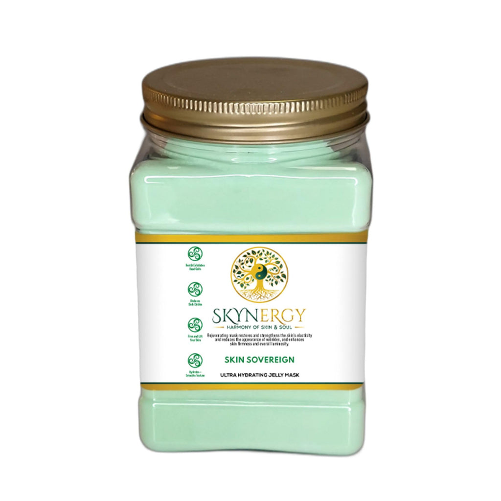 SKYNERGY Skin Sovereign Jelly Mask – Hydration & Glow | Spa-Grade Peel-Off, 12 Applications