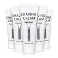 SLequipo 150-Pack Shaving Cream Tubes – Travel-Size, Individually Wrapped, Bulk Hotel Amenities