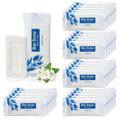 SLequipo Mini Soap Bars Bulk – 200 Individually Wrapped 0.35 oz Travel Soaps for Hotels, Camp & RV