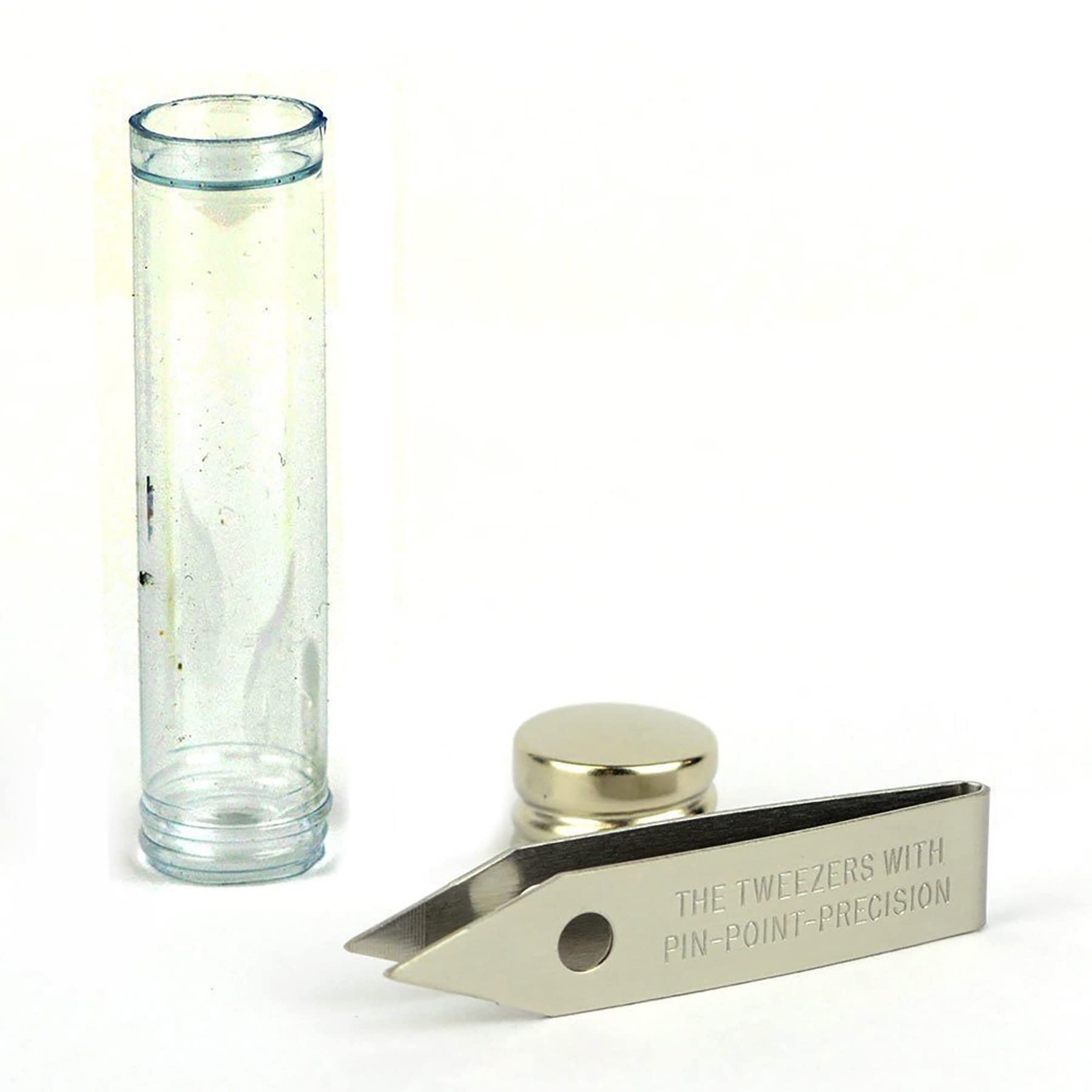 2 Pack Uncle Bill's Sliver Gripper Tweezers – USA-Made, Precision Ground Points