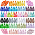 SLYFTE Premium Snap Mini Hair Clips – 120-Count, 30 Colors for Kids