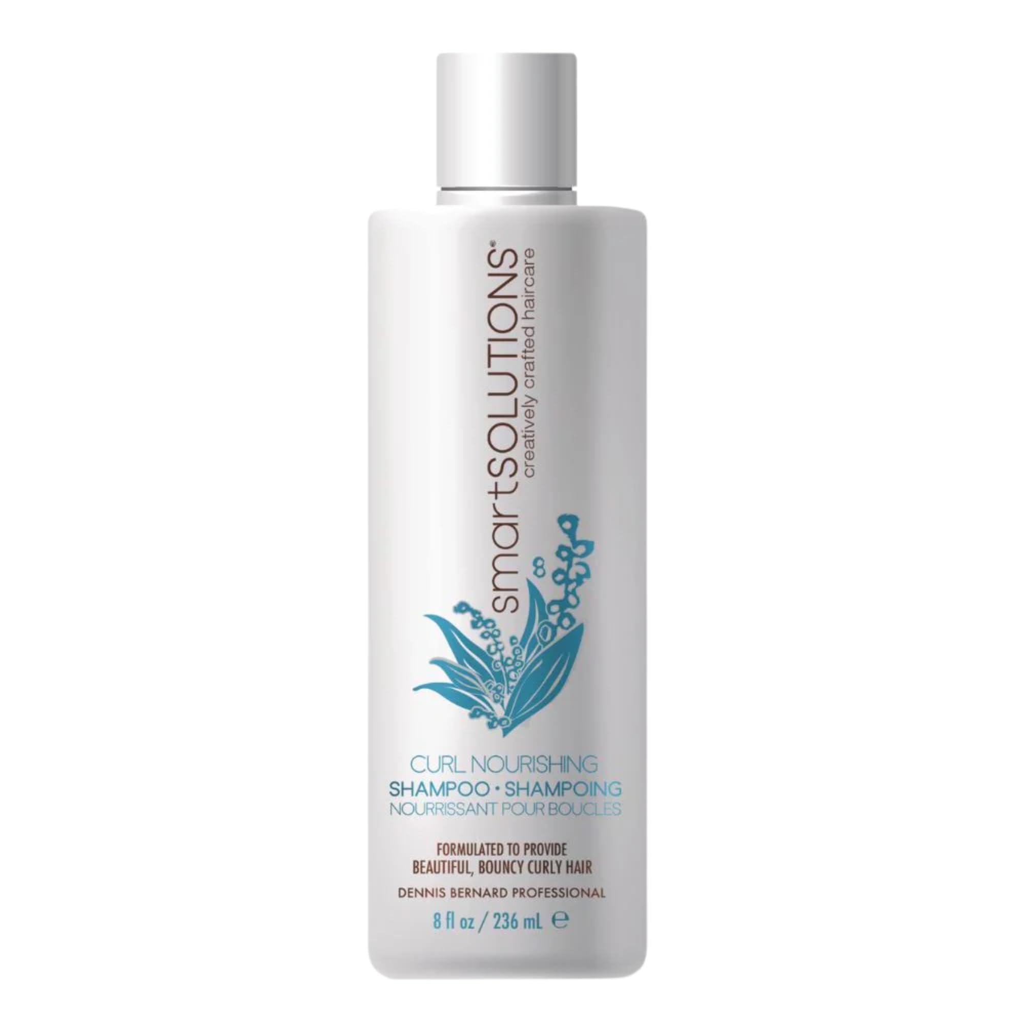 SMART SOLUTIONS Curl Nourishing Shampoo, 8oz — Defines Curls, Adds Shine, Paraben-Free