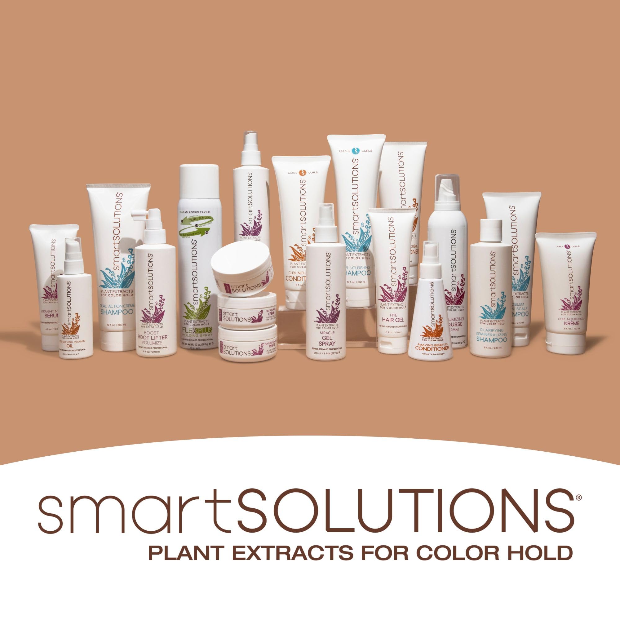 SMART SOLUTIONS Curl Nourishing Shampoo, 8oz — Defines Curls, Adds Shine, Paraben-Free