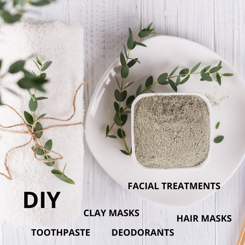 SMART SOLUTIONS Calcium Bentonite Clay – 5lb Pure Indian Healing Clay for DIY Masks, Deodorant, Hair & More