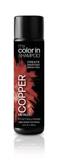 SMART SOLUTIONS My Color In Color Depositing Shampoo – Metallic Copper | Sulfate & Paraben Free, Made in USA, 8.5 fl oz