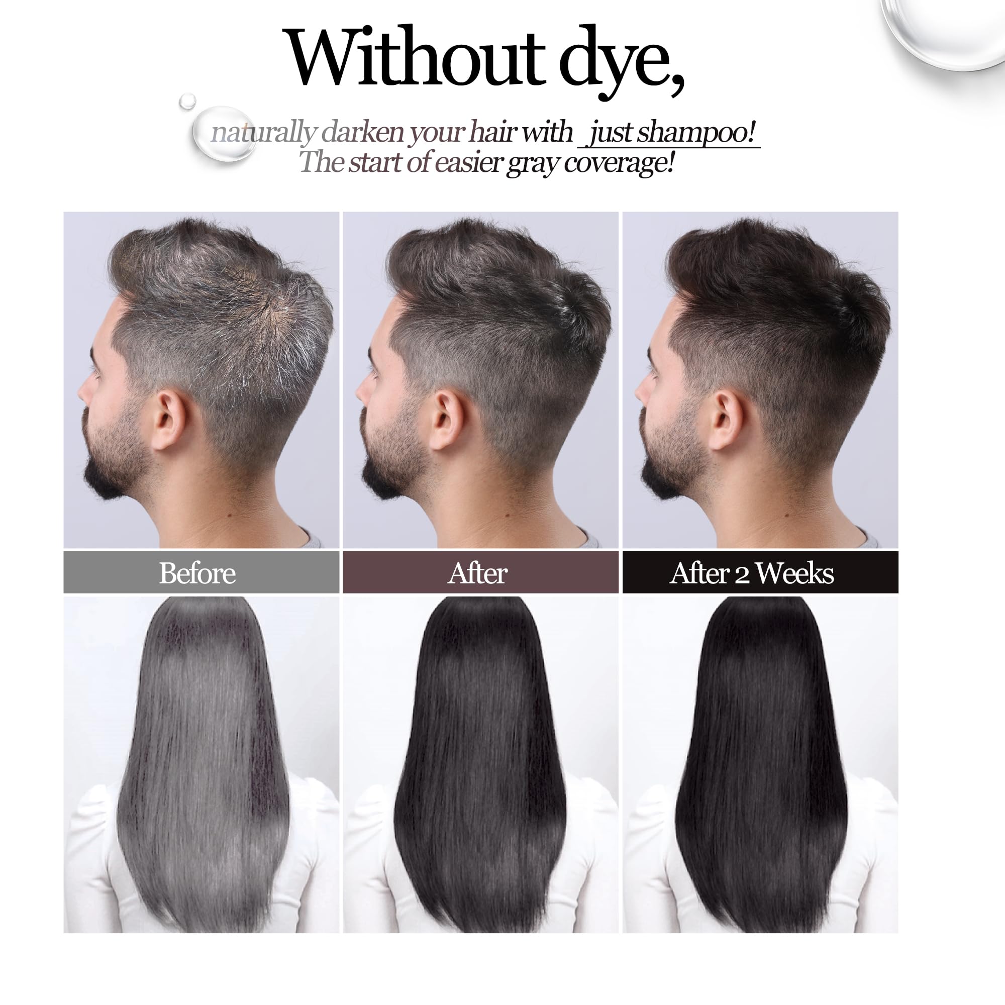 SMIB ColorChange Shampoo – Hypoallergenic Gray Blending Hair Dye