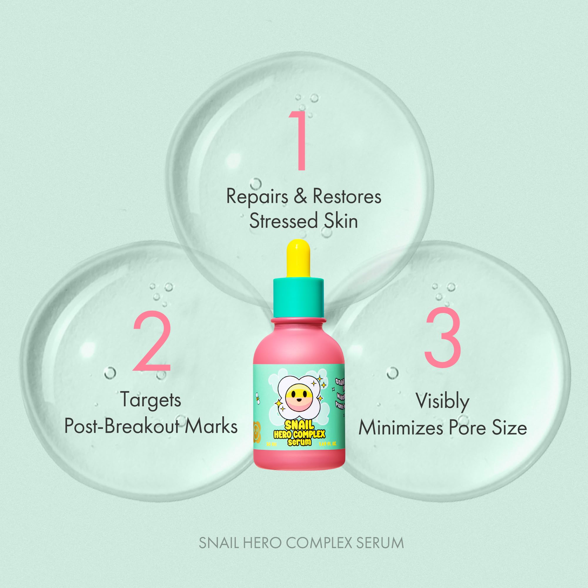Smilebloom KKOCH Snail Mucin 85% Serum – Hydrating Korean Skincare with Vegan Collagen & Peptides | 50ml