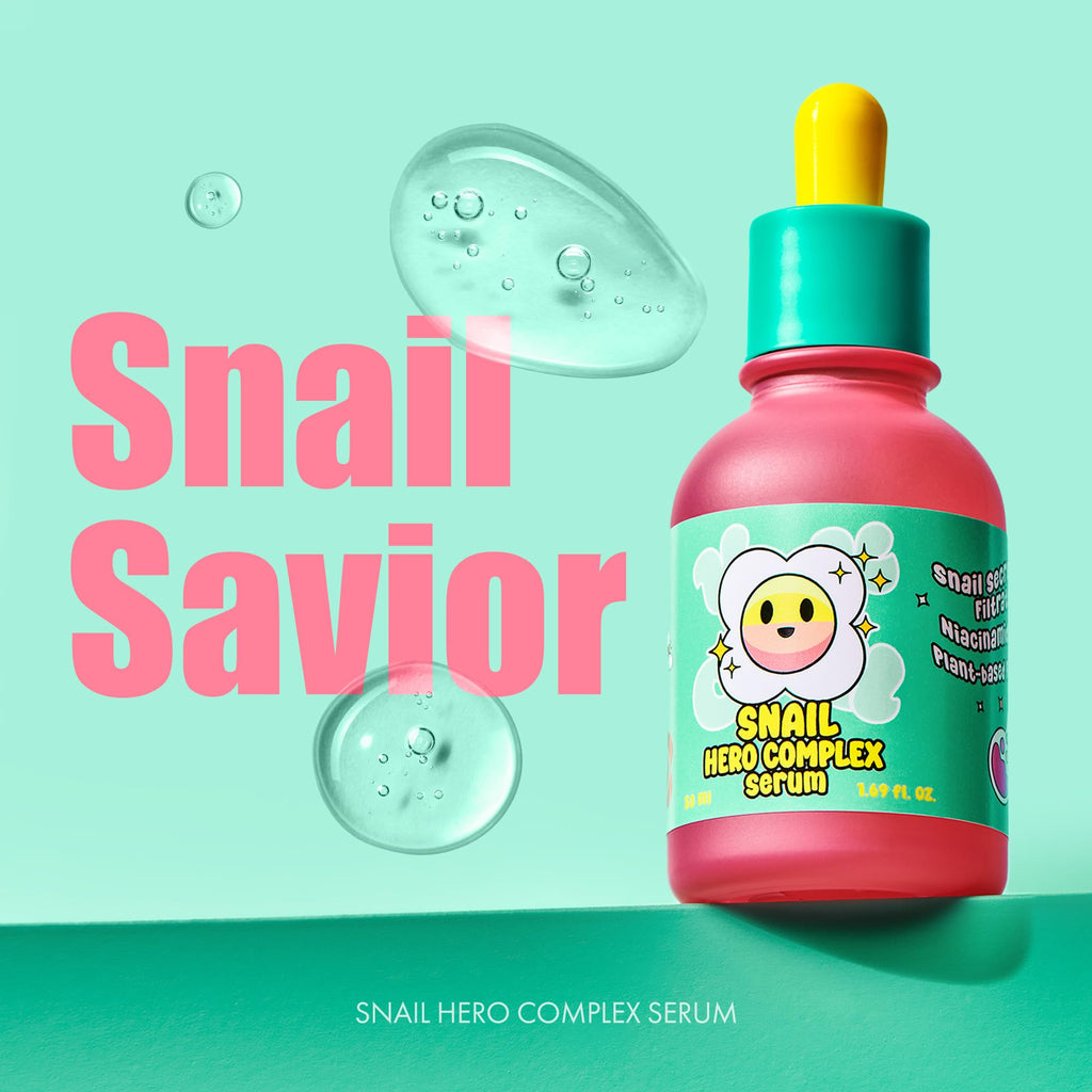 Smilebloom KKOCH Snail Mucin 85% Serum – Hydrating Korean Skincare with Vegan Collagen & Peptides | 50ml
