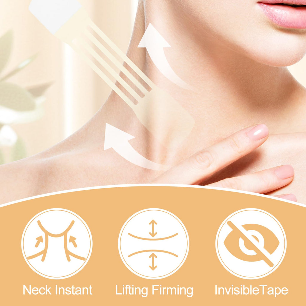 Snifflink Neck Lifting Tape – Instant Lift for Sagging Skin & Double Chin (Beige)