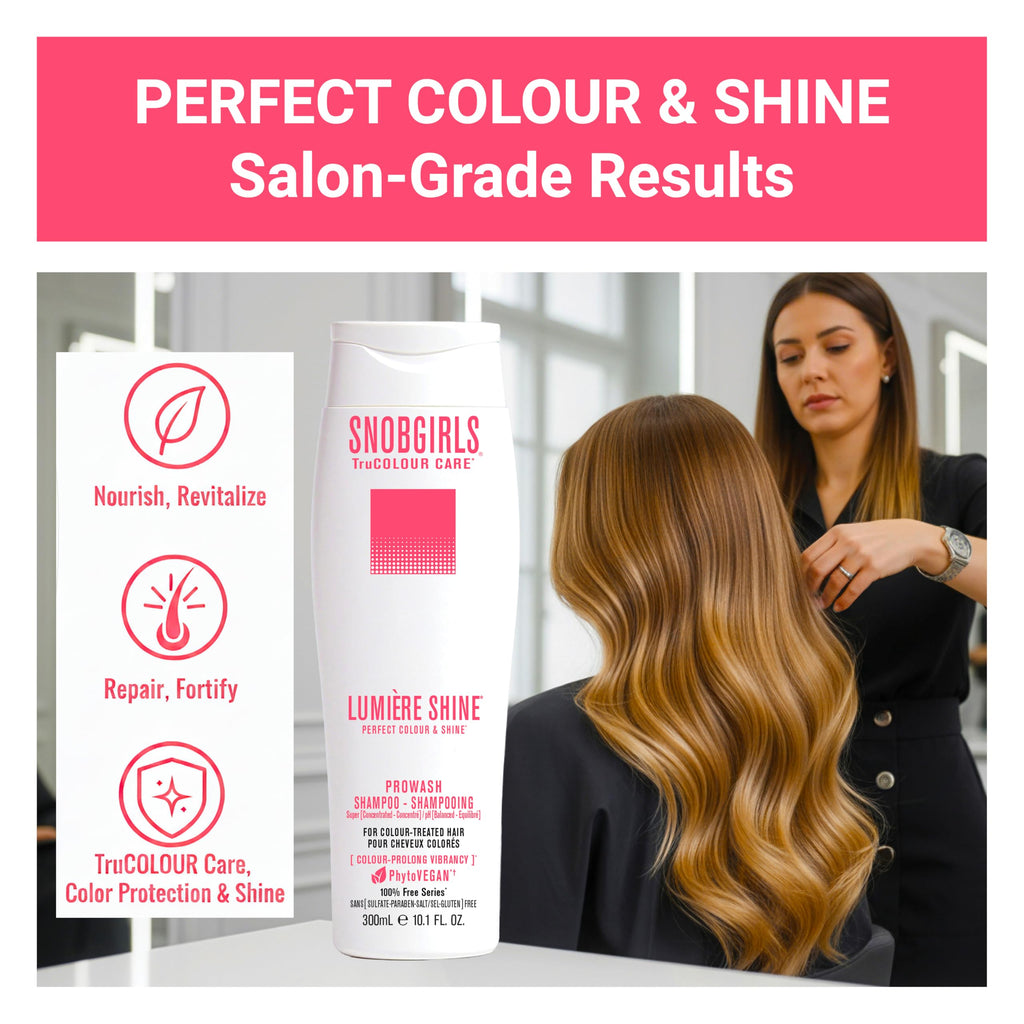 SNOBGIRLS Lumière Highcure: Color-Perfecting Shampoo for Highlighted & Bleached Hair – Vegan, Sulfate-Free