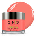 SNS Nail Dip Powder Eyes For You Peach/Coral – 1 Oz, 14-Day Wear, No UV, Low Odor