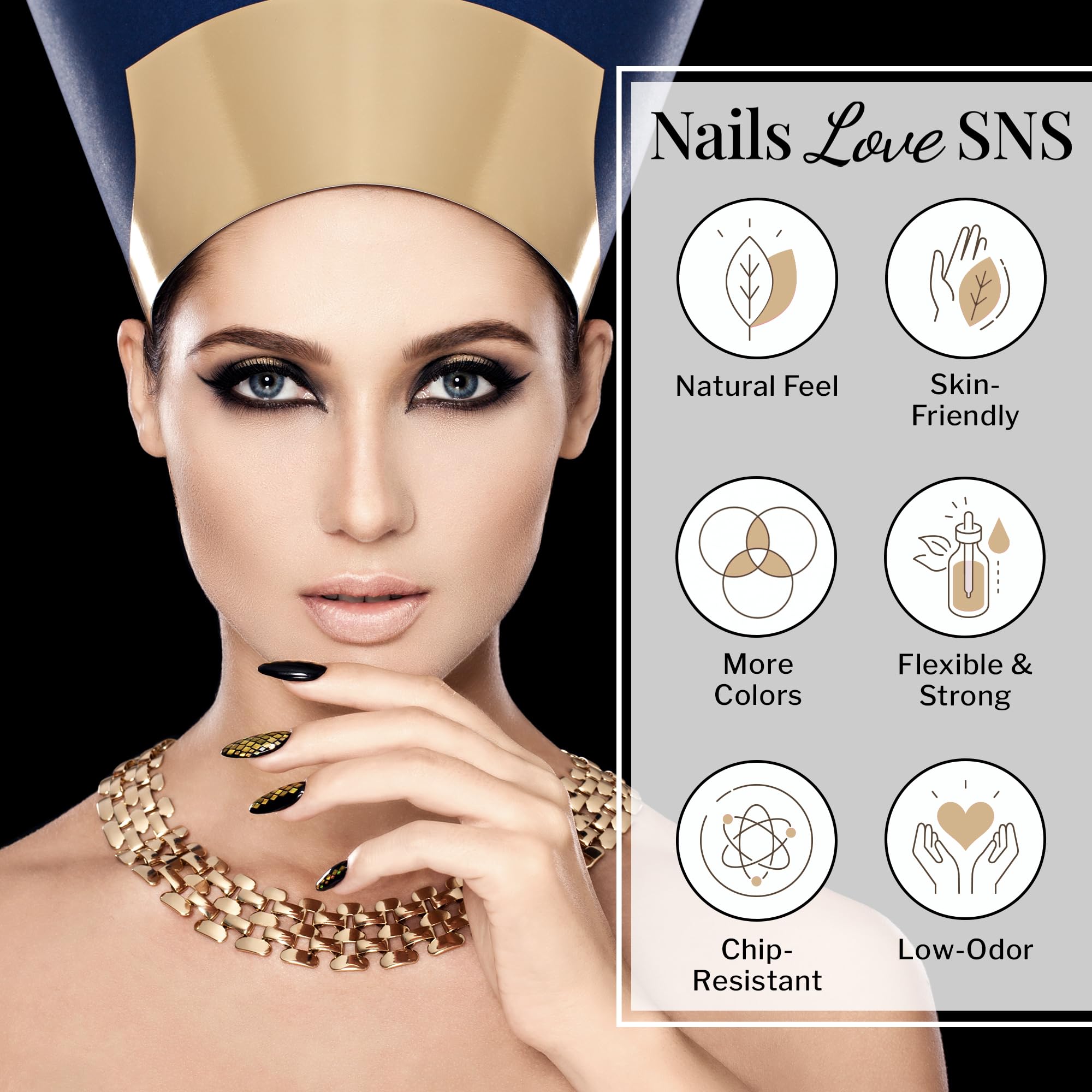 SNS Nails Dipping Powder Cleopatra Collection CT11 Blue Bayou - 1oz | Long-Lasting Home Dip
