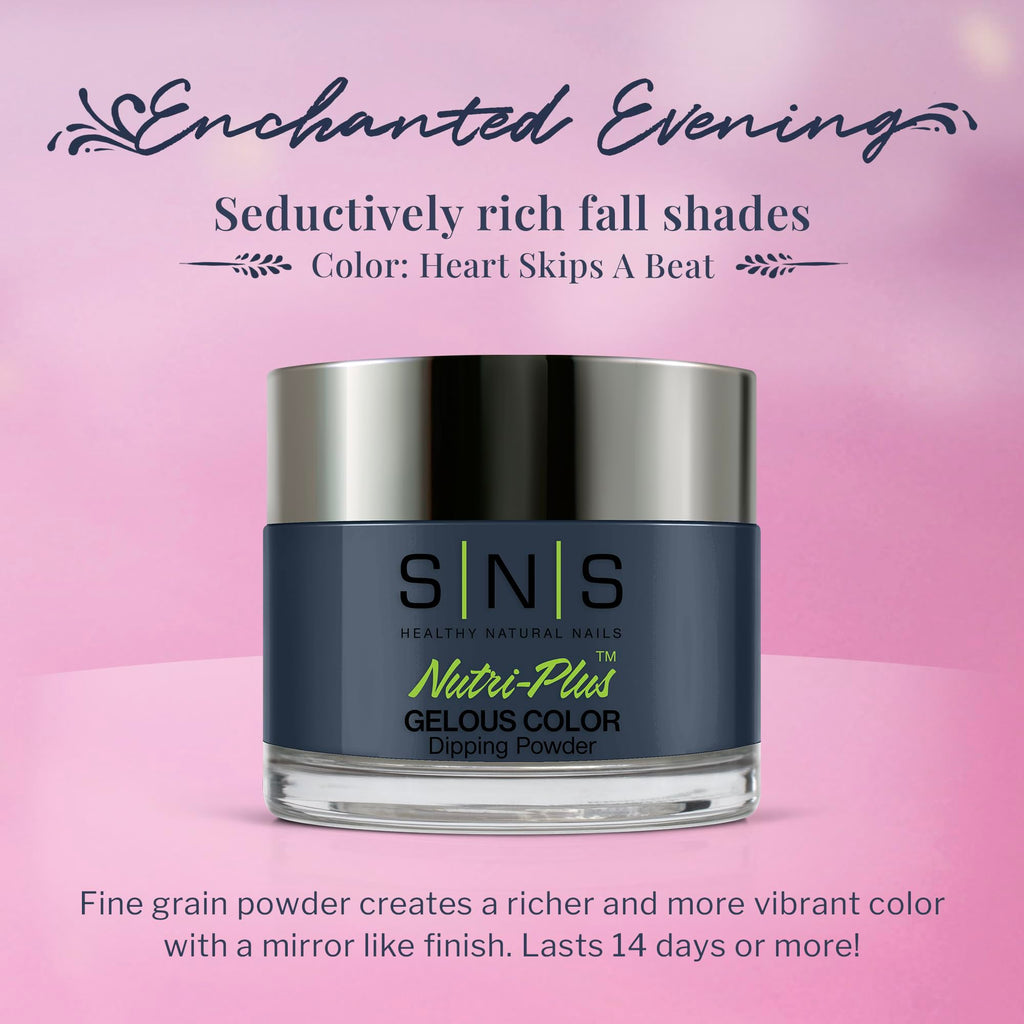 SNS Healthy Natural Nails Heart Skips A Beat Dip Powder (EE12, 1.5 oz) – 14+ Day Wear, Low Odor, No UV Lamp
