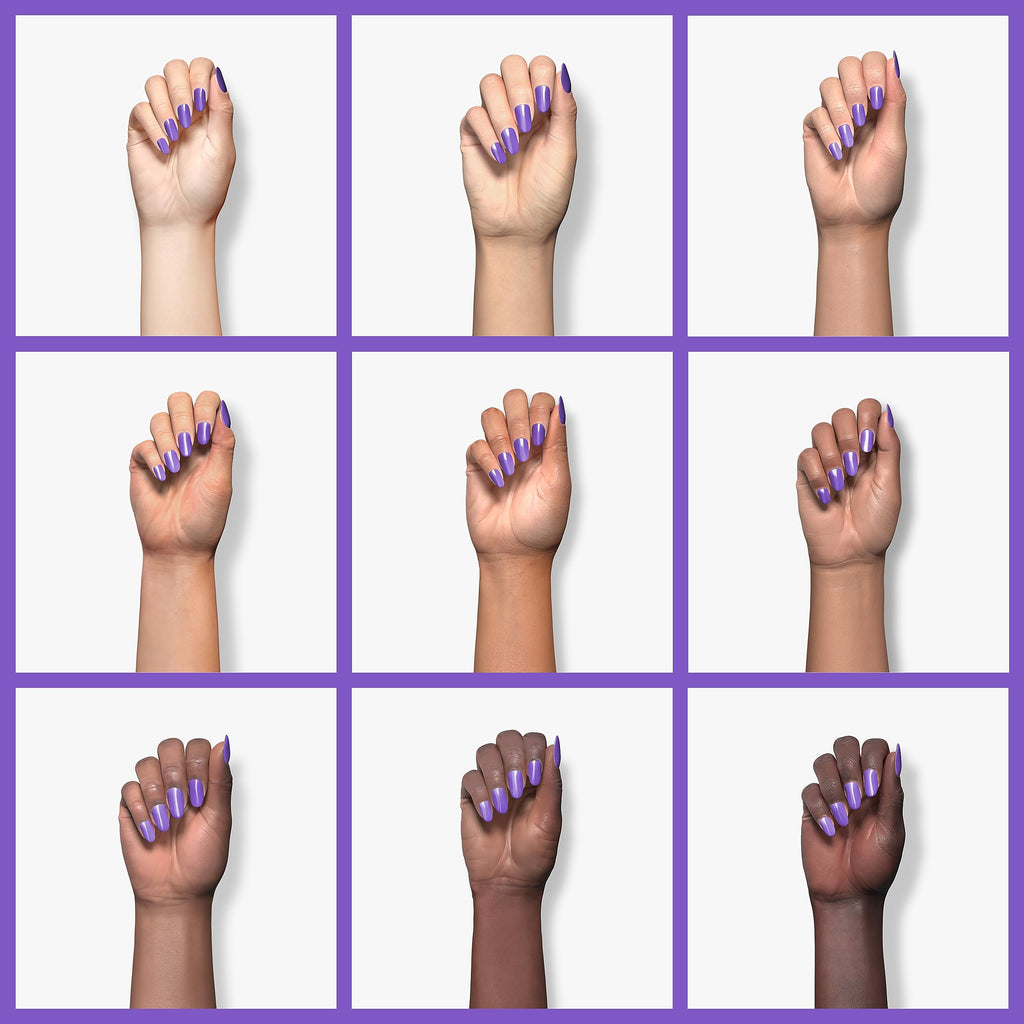 SNS Healthy Natural Nails Nail Dip Powder Divine Intimacy - Purple/Violet, Cream - Long-Lasting Color, Low Odor, No UV Lamp - 1oz