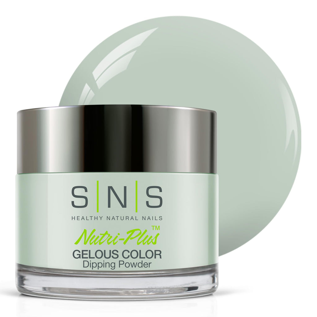 SNS Nail Dip Powder Cabo San Lucas Green Seafoam Cream | Long-Lasting, Low-Odor, No UV Lamp