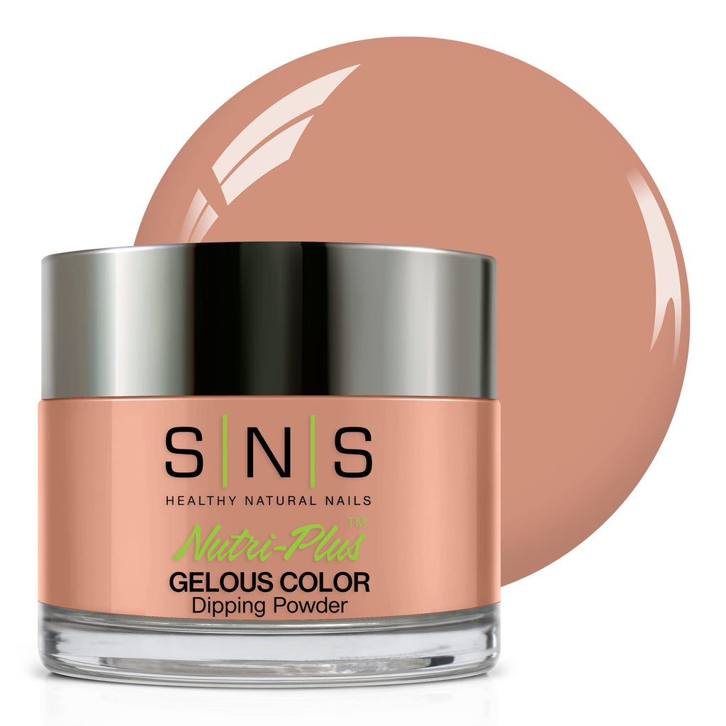 SNS Gelous Color Isle Of View Dip Powder – 14 Days, Low Odor, No UV, 1 oz