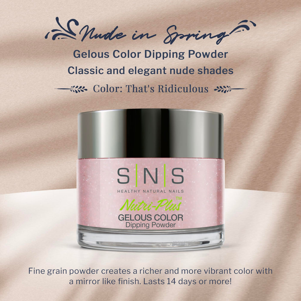 SNS Nail Dip Powder – Gelous Color 'That's Ridiculous' Purple (1oz) | 14 Days, Low-Odor, No UV Lamp
