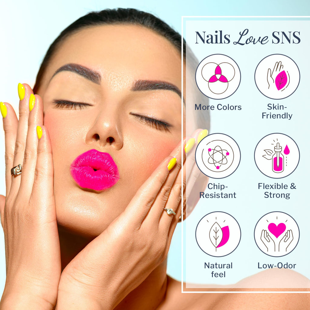 SNS Nail Dip Powder Mandarin Fish (Red/Neon) – 14+ Days, Low Odor, No UV Lamp Needed | 1 oz
