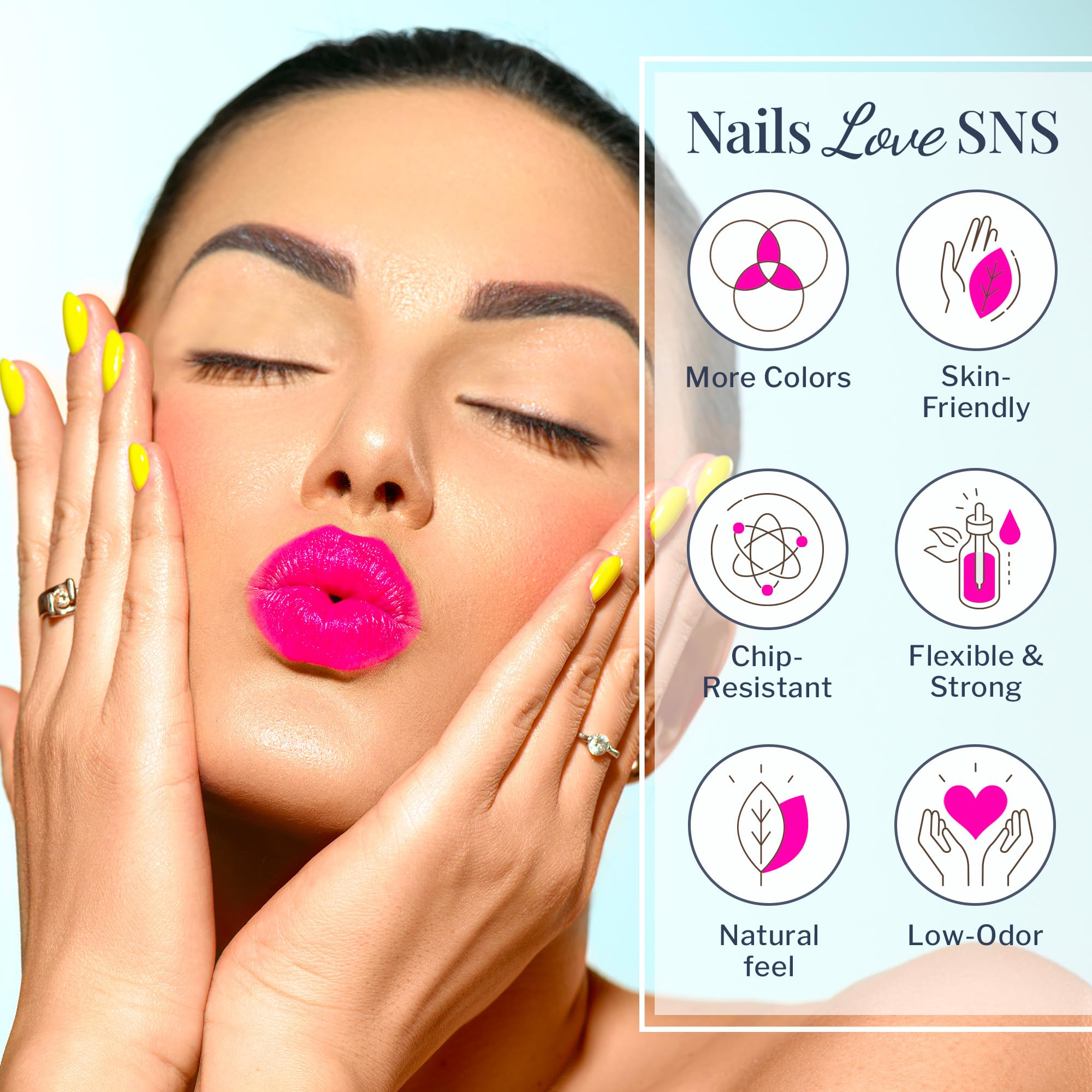SNS Nail Dip Powder Mandarin Fish (Red/Neon) – 14+ Days, Low Odor, No UV Lamp Needed | 1 oz