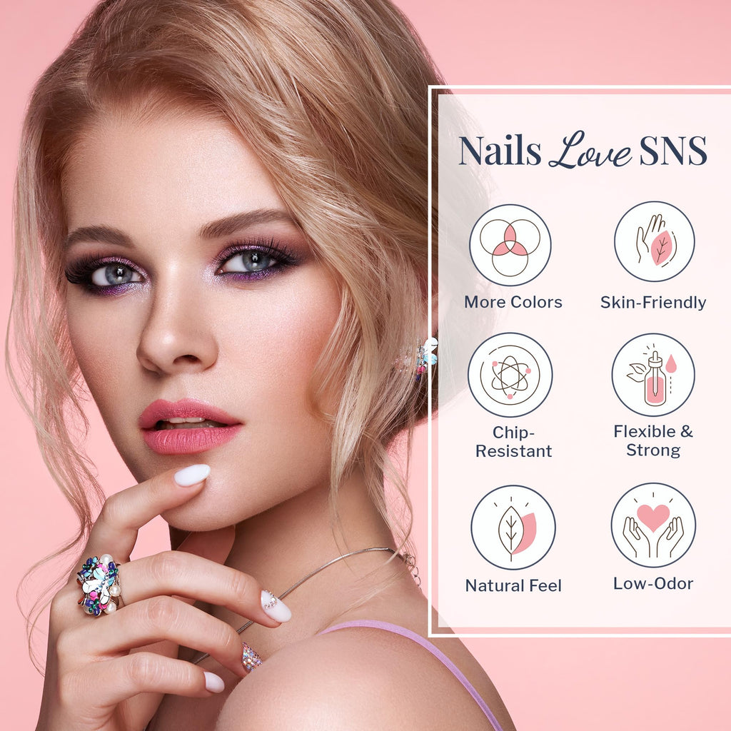 SNS Nail Dip Powder Gelous Color Spandex Ballet – Peach/Creme, 1.5 oz, Long-Lasting, Low-Odor, No UV Lamp