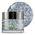 SNS Nail Dip Powder – Super Model Walk Metallic Silver Glitter (14 Days, Low Odor, No UV Needed) | 1.5oz