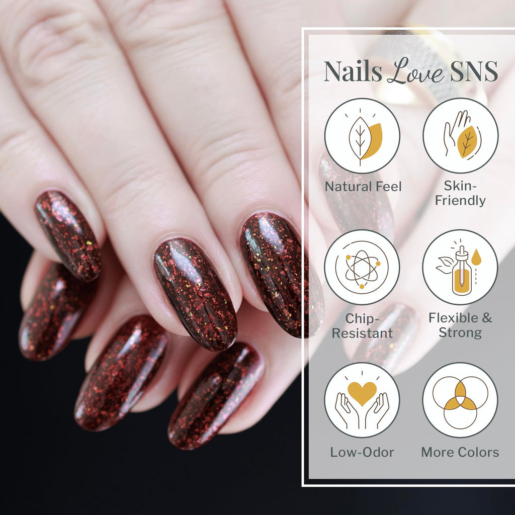 SNS Nail Dip Powder – Winter Wedding Gelous Color, 14-Day, Low-Odor, No UV, 1 oz