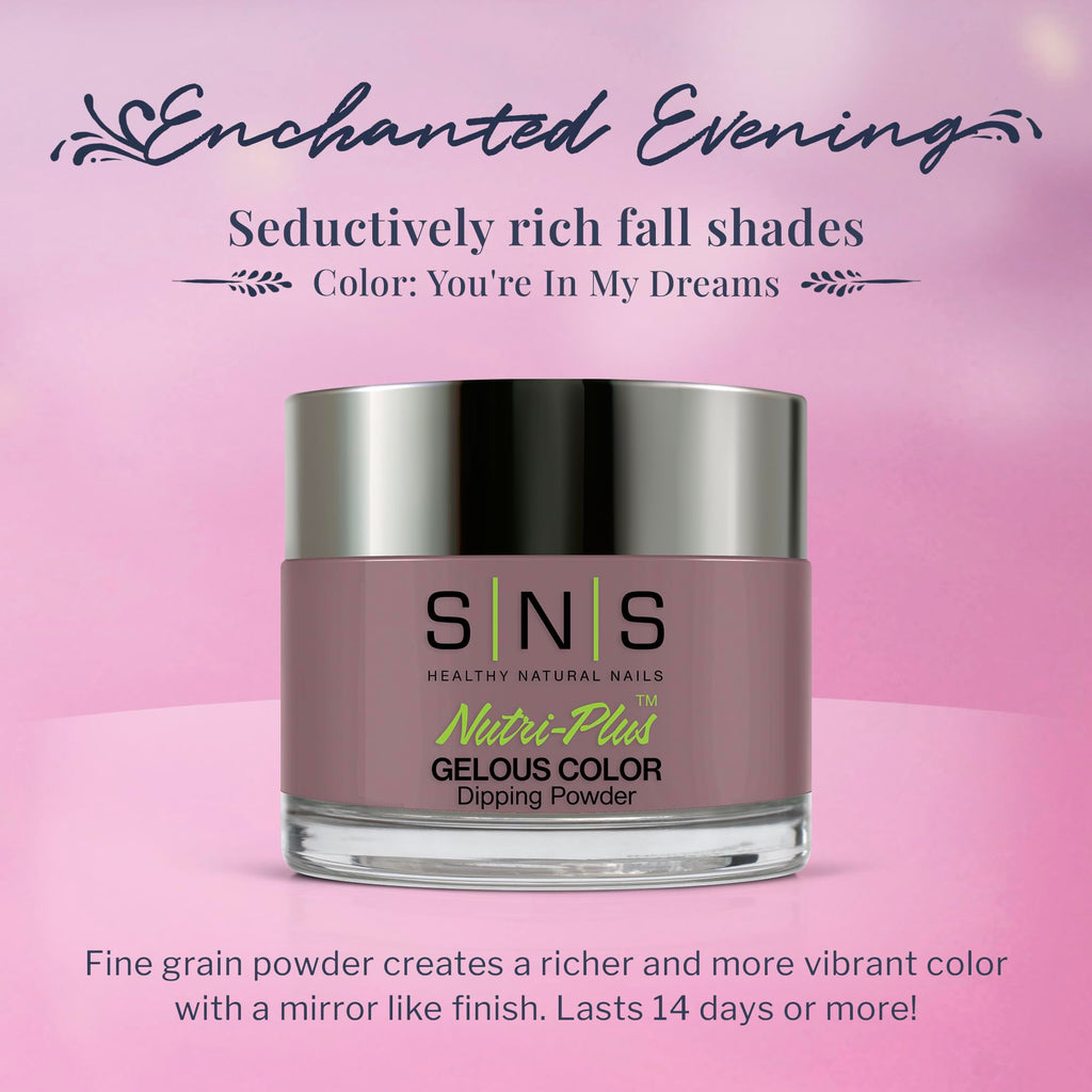 SNS Nail Dip Powder You're In My Dreams (Purple/Lavender) - 1 oz | Long-Lasting, Low Odor, No UV Lamp | SNS Healthy Natural Nails