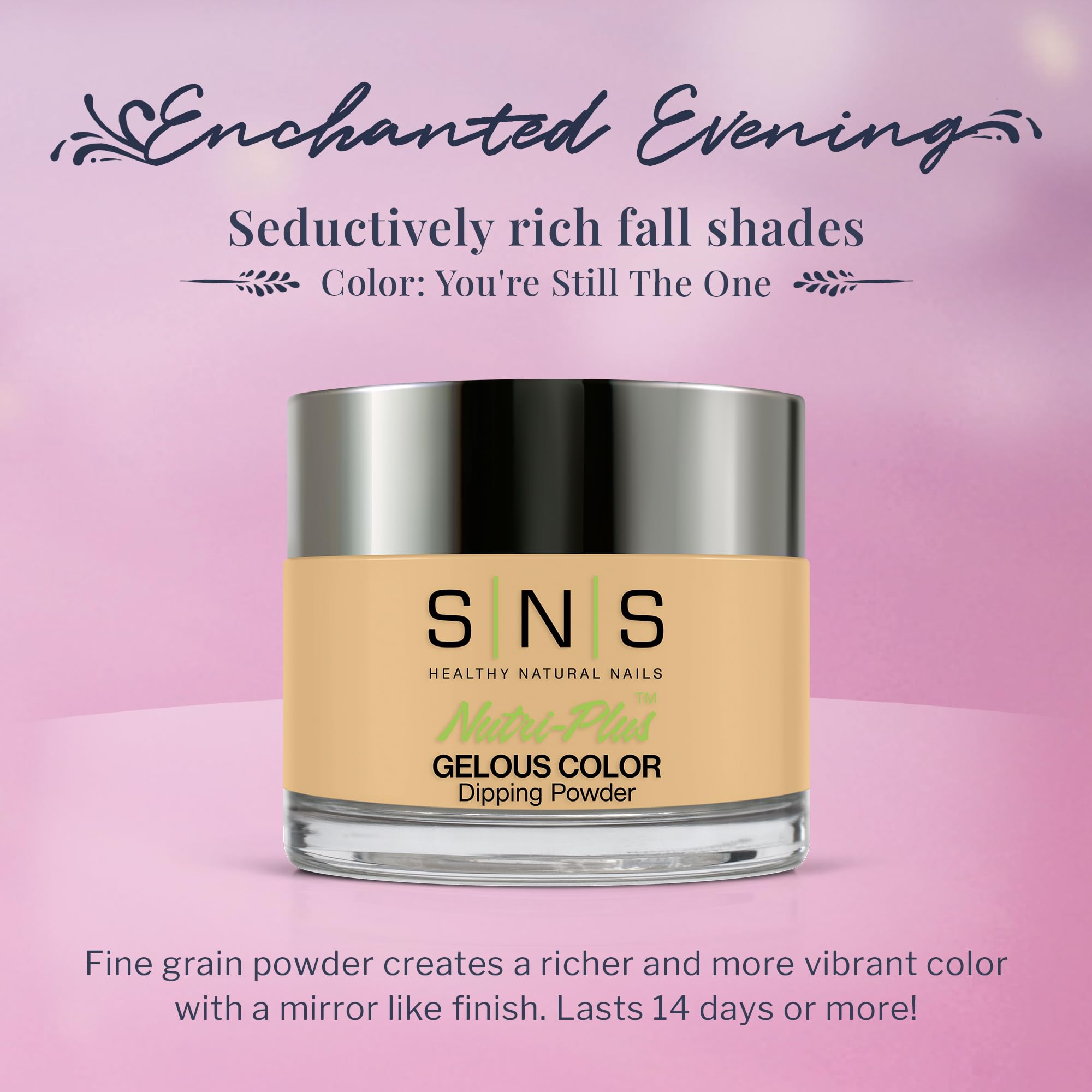 SNS Nail Dip Powder You're Still The One - Natural Nude Tan (EE24) | 1 oz, 14-Day, Low-Odor, No UV Lamp