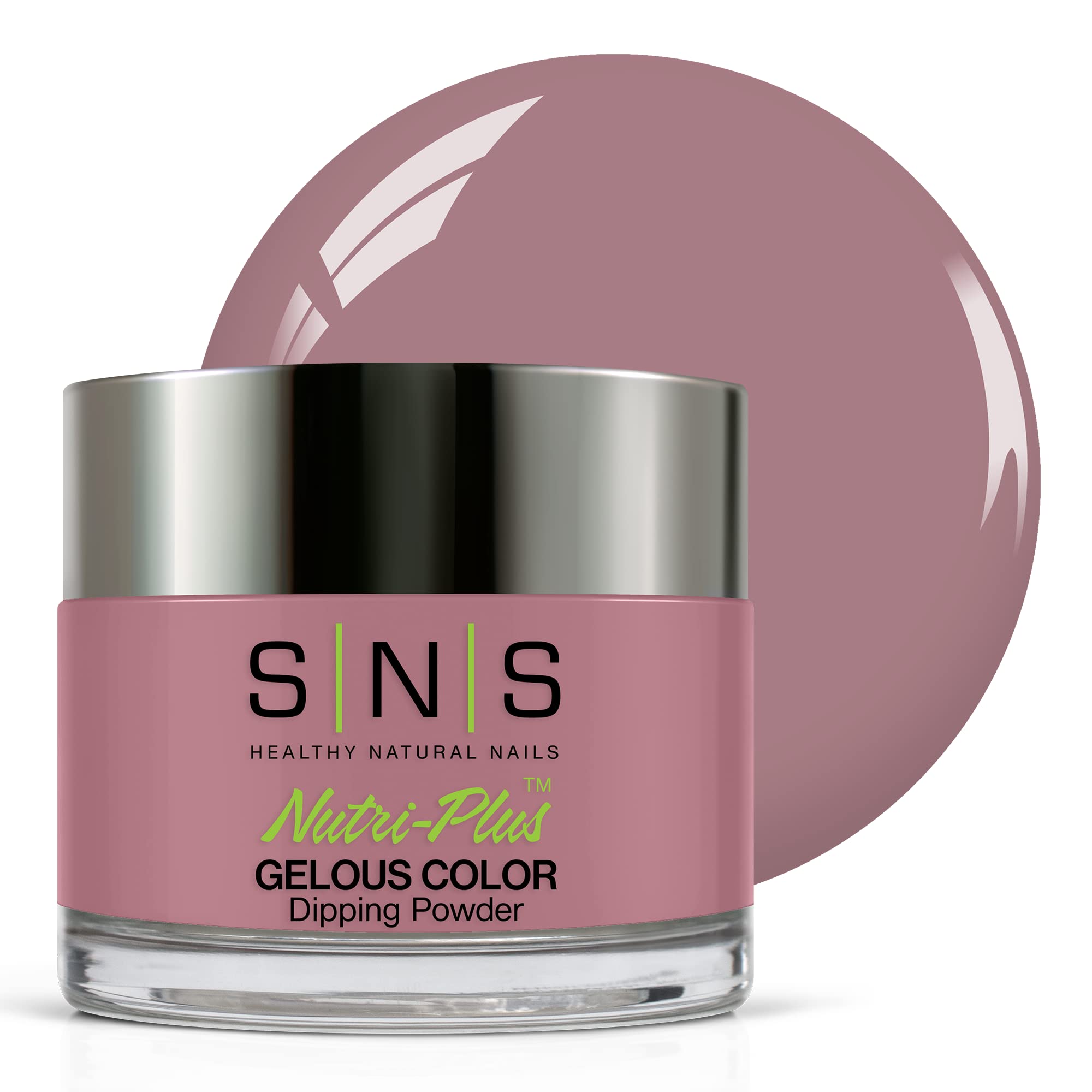 SNS Healthy Natural Nails - SNS Gelous Color Dipping Powder You're The One Pink (EE03) – 14-Day, Low-Odor, No UV Lamp, 1 oz