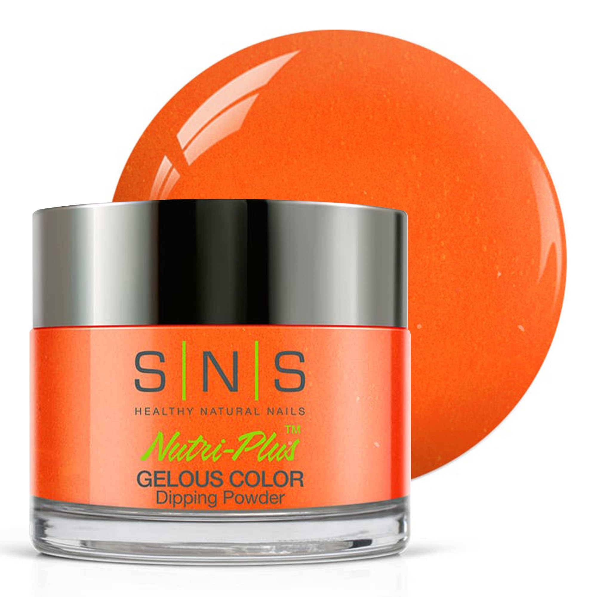 SNS Nail Dip Powder Prince Of Orange – 14-Day, Low-Odor Color, No UV Lamp Needed (1.5oz)