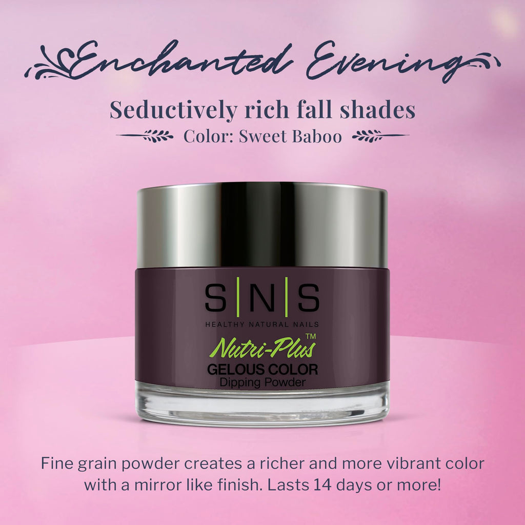 SNS Nail Dip Powder Sweet Baboo Gray – Long-Lasting Color, Low Odor, No UV Lamp | 1 oz