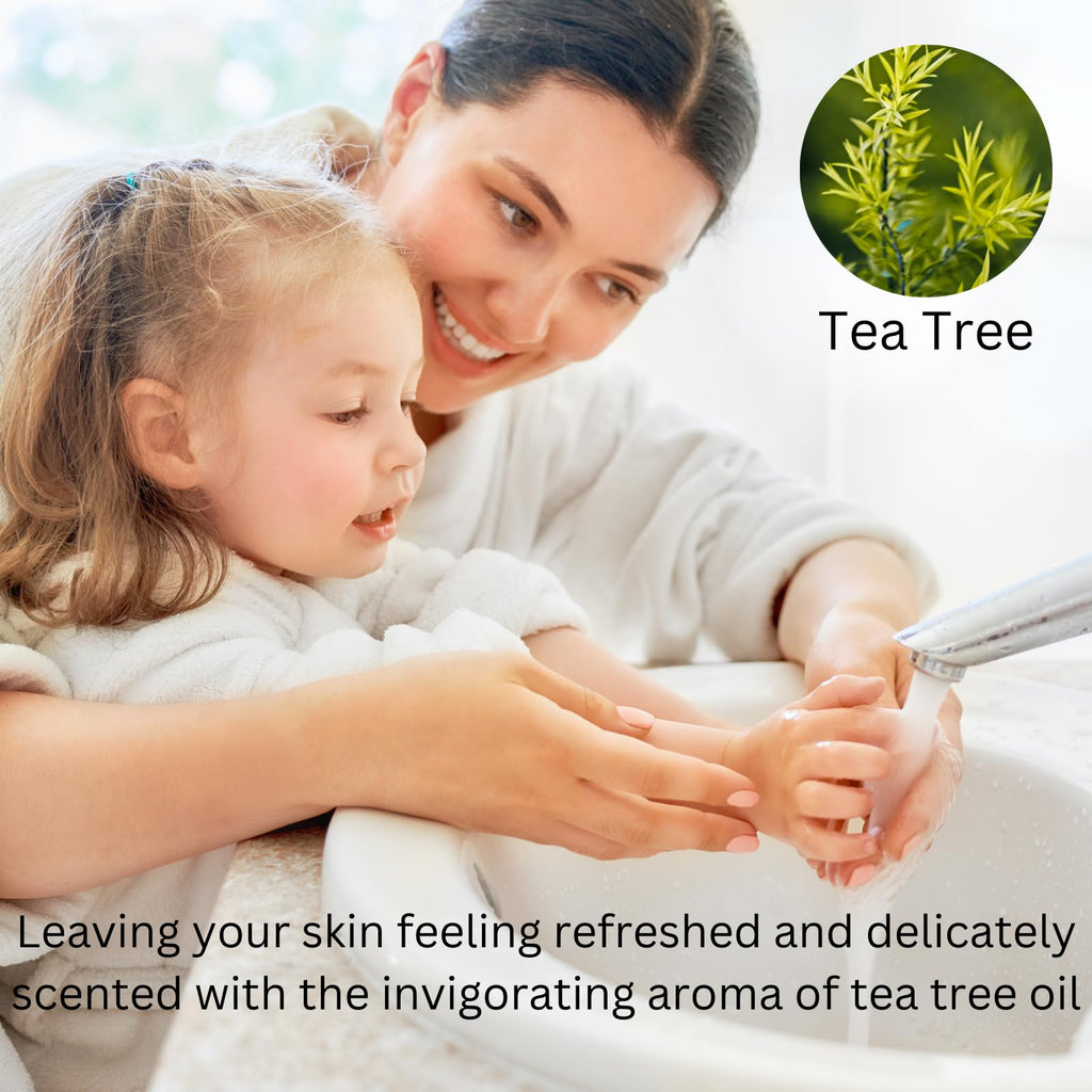 Soakness Tea Tree Hand Soap – Gentle Cleansing & Hydration (9 oz)