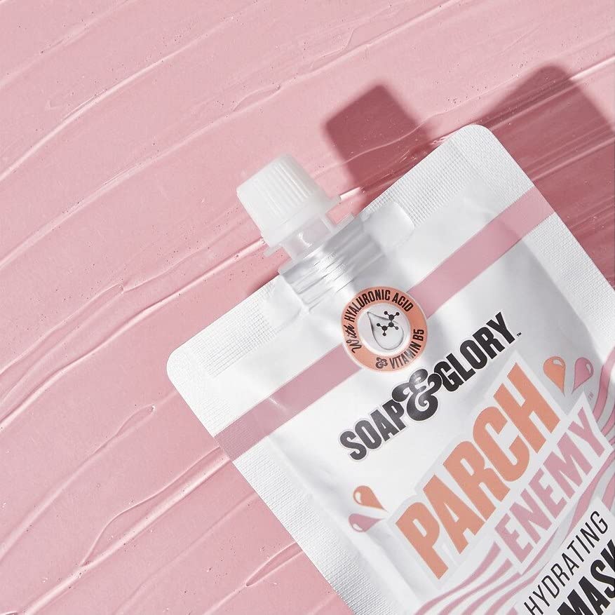 Soap & Glory Parch Enemy Hydrating Jelly Mask – Vitamin B5 + Hyaluronic Acid, 50ml