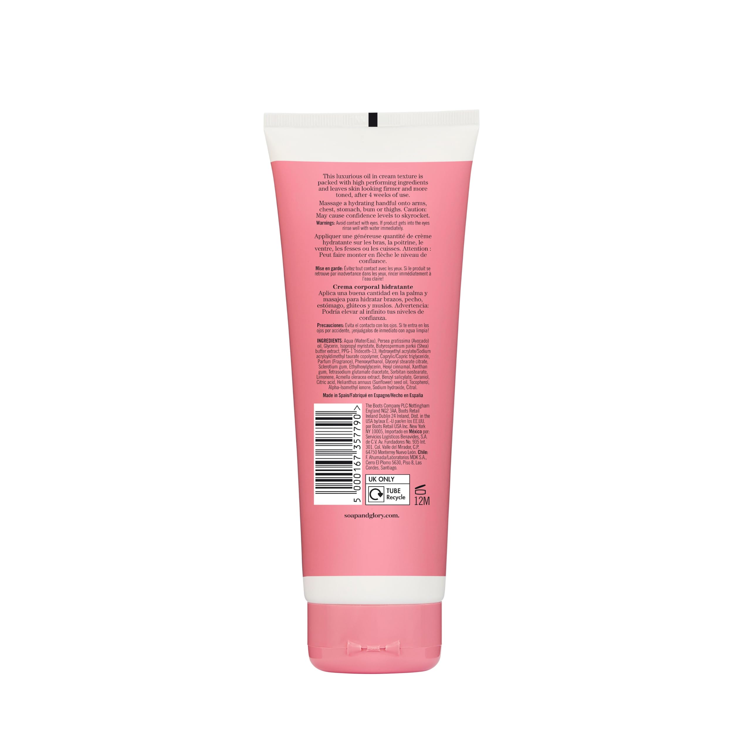 Soap & Glory The Firm-inator Body Cream – Firming & Hydration (8.4 oz)